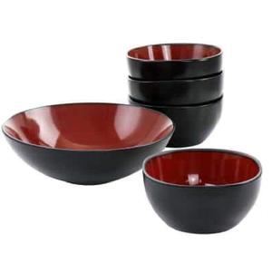 Nouvelle forme élégante émail fini bol en métal Table à dîner pièce maîtresse bol de service alimentaire en métal pour la maison mijoteuse ustensiles de cuisine - Product Image 2