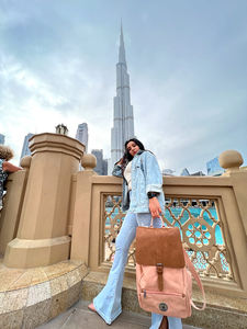 Pugmark elegante Unisex vegano portátil mochila impermeable repelente al agua Lona de poliéster con compartimento para estudiantes - Product Image 5