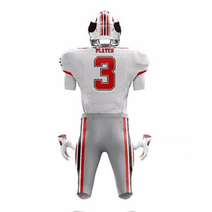 ชุดยูนิฟอร์มอเมริกันฟุตบอลดีไซน์ล่าสุด สไตล์ใหม่ ชุดยูนิฟอร์มอเมริกันฟุตบอลสำหรับเยาวชนและผู้ชาย บริการ OEM - Product Image 5