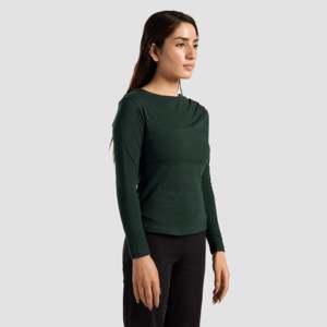 Green Asymmetrical Yoga <b>Top</b> with Front Logo Fashion Design Breathable Lightweight Spandex Fitness Wear Plus Size Seamless Print - Product Image 3