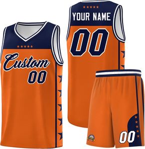 Camiseta de baloncesto de diseño personalizado, ropa deportiva personalizada impresa con cualquier nombre y número, Camiseta deportiva sin mangas para hombres y jóvenes - Product Image 1