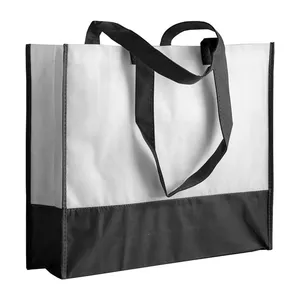 Borse Promozionali Personalizzate TNT con Design a Soffietto e Manici Lunghi, Gadget Personalizzati - Product Image 2