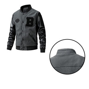 Meilleure vente de matériel frais Concevez votre propre vente chaude et tendance Veste versity de qualité supérieure à bas prix pour hommes - Product Image 6