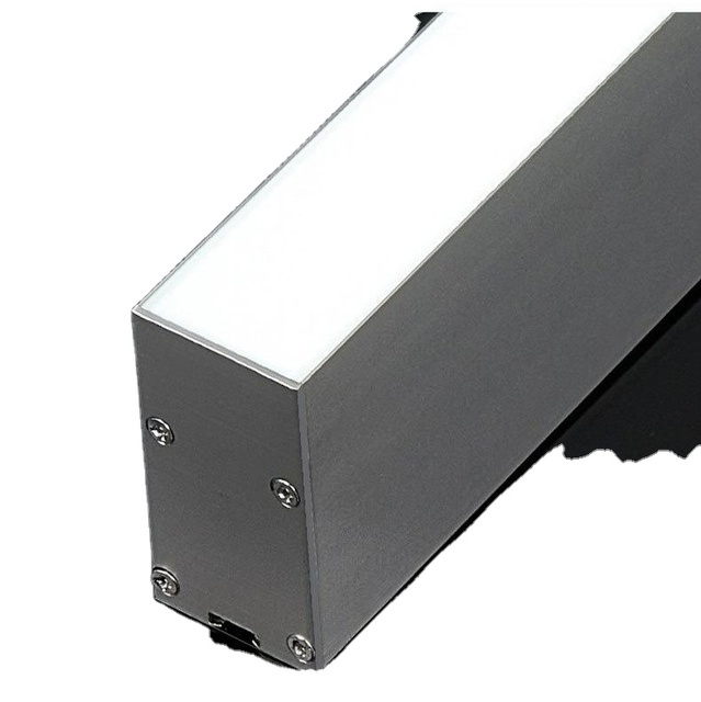 Decorative Aluminum Body Locking Pendant LED Linear Lighting System Indoor Lighting LED Linear Lights 4000k