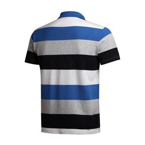 เสื้อโปโลผ้าฝ้าย100% แขนสั้นลำลองคอตั้งสีดำสำหรับผู้ชายดีไซน์ใหม่ล่าสุดสำหรับยิมฟิตเนสยิม - Product Image 2