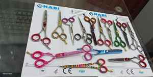 Ciseaux de salon professionnels de la meilleure qualité, ciseaux de coupe de cheveux de coiffeur avec revêtement fantaisie en or rose, fabricant avec étui en cuir Pu - Product Image 6