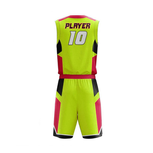 Maillots de basket-ball d'été personnalisés en gros avec impression par sublimation numérique, 100% polyester respirant en maille, uniformes d'équipe - Product Image 3