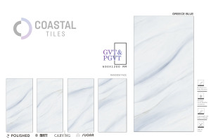 Baldosas hexagonales de porcelana brillante 600x1200mm Diseño moderno Ladrillo refractario Blanco 9mm de espesor - Product Image 3