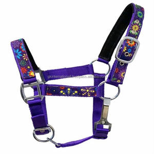 Offres Spéciales Chevaux Menton Réglable D'équitation D'équipement Formation Licol En Nylon Collier de Tête double couture et matériel lourd - Product Image 6