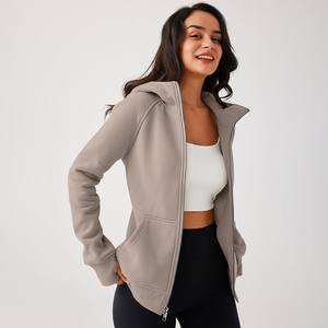 Nardon Apparel Sudadera con capucha con logotipo personalizado Cuello redondo Algodón Grueso Gsm Sudadera de gran tamaño Bordado Cuello redondo Sudadera en blanco Mujer - Product Image 4