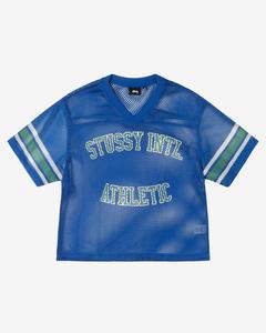 Tela de malla de gran tamaño para hombre, camiseta de fútbol americano Retro de poliéster, camiseta de rugby recortada cuadrada de sublimación de alta calidad - Product Image 6