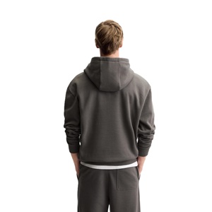 2025 nouveaux hommes et femmes 100% coton grande taille vêtements de sport à capuche et pantalons de survêtement deux pièces ensemble automne hiver survêtement - Product Image 1