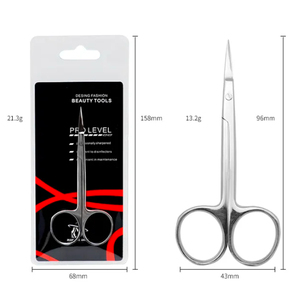 Ciseaux à ongles de Salon professionnel lames incurvées en acier inoxydable tranchantes pour manucure pédicure outils de beauté à faible coût - Product Image 6