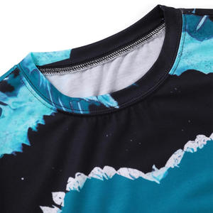 เสื้อมัดย้อมระบายอากาศสำหรับผู้หญิงผลิตจากผ้าฝ้ายสำหรับฤดูร้อนดีไซน์โลโก้สั่งติดฉลากได้ตามต้องการ - Product Image 3