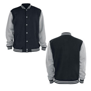 Veste en laine vintage pour hommes pour les sports d'hiver en plein air blouson bombardier universitaire avec logo personnalisé et broderie sur pied - Product Image 1