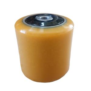<span class=keywords><strong>Roue</strong></span> de charge pour chariot élévateur 0039933603, roulement à rouleaux en polyuréthane robuste 85*85mm, alésage 12mm pour transpalettes et gerbeurs - Product Image 1