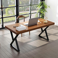 28 "H x 17.7" W Pieds de table en métal noir robuste Cadre en fer carré pour bureau et table à manger de bricolage (Ensemble de 2)