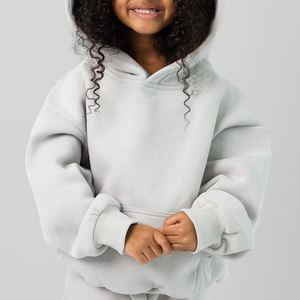 Sweat à capuche surdimensionné et confortable en coton polaire brodé avec imprimé personnalisé pour hommes - Product Image 4