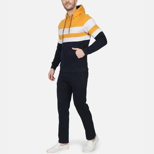 Chándal Precio al por mayor Diseño OEM Chándales para hombre Jersey con capucha Jogging Hombres Jogger Chándal Conjuntos 100% Algodón Ropa deportiva - Product Image 2