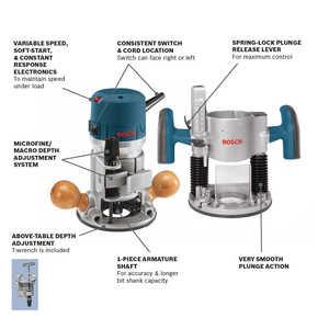 Ensemble de 6 fraises à bois multi-usages à pointe en carbure avec tige de 1/4 pouce, kit combiné d'outils pour routeur à bois - Product Image 5