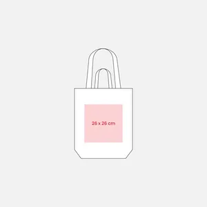 Borsa Shopper in Cotone Riciclato Eco-Friendly Soffietto Gadget per Promozioni - Product Image 2