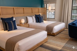 Meubles d'hôtel directement de l'usine en Turquie, Istanbul : Ensemble de chambre d'hôtel sur mesure, lit, tête de lit, table de chevet et armoire - Product Image 4