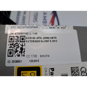 AUDORADIUM A5 ซีรีส์ซีดาน (8T3) 8T2035110C (07>17) - Product Image 6