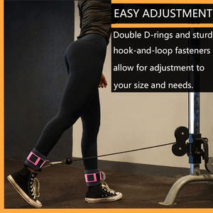 Correa de Tobillo Acolchada de Neopreno Personalizada al por Mayor para Máquina de Cable, Ajustable, para Ejercicios de Musculación, Fitness, Piernas, Glúteos y Kickback - Product Image 4