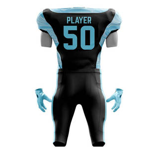 Nouveau design Ensemble 2 pièces pour jeunes avec maillots et pantalons à manches courtes Uniformes de football américain Ensembles Maillot de football américain - Product Image 3