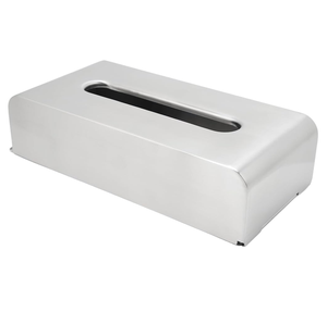 Couverture de boîte à mouchoirs Support de stockage de mouchoirs en acier inoxydable de forme carrée rectangulaire au prix le plus bas - Product Image 6