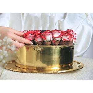 <b>Fancy</b> Design Round Shape <b>Chocolate</b> Serving Bowl Prime Quality Gold Finish Metal Serving Bowl Wholesale Home & Weddings Decor - Product Image 5