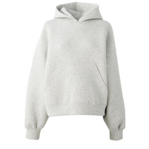 Sweats à capuche respirants pour femmes avec logo personnalisé Design à épaules tombantes Broderie 3D et techniques de lavage à l'acide Col à capuche - Product Image 5