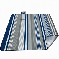 Tapis de Plage Pliable Imprimé pour Extérieur, Portable, Anti-Sable et Imperméable, Idéal Camping, Pique-Nique et Accessoire de Plage