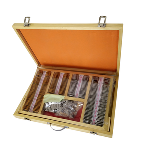 Juego de lentes de prueba de fabricación SS, caja de refracción para examen ocular - Product Image 2