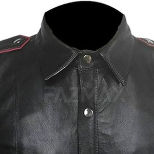 Chemise en cuir de haute qualité pour hommes, couleurs personnalisées, col haut, motif imprimé, taille plus, état neuf, vente en gros - Product Image 3