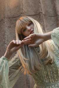 Personalizado O-cuello Slim Fit Regular manga Floral A-Line Maxi vestido de noche Formal cena vestidos de baile mujeres graduación boda tul - Product Image 5