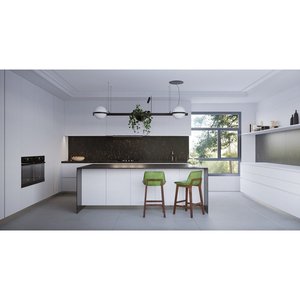 Produit en marbre de qualité supérieure Java Noir, dalle fine contemporaine Unionstone - Product Image 6