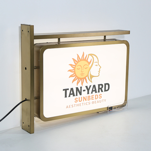 Custom Metal Frame Double-Sided <b>LED</b> <b>Light</b> <b>Box</b> Sign Advertising Display for Shop Salon Restaurant Outdoor - Product Image 3