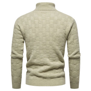 Men High <b>Neck</b> Turtleneck <b>Sweater</b> Casual Winter Knit Pullover - Product Image 2