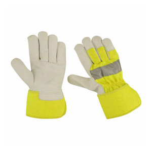 Guantes de seguridad de invierno al por mayor, transpirables, de cuero, con puños sueltos para trabajos de soldadura industrial, paquete de 2026 - Product Image 1