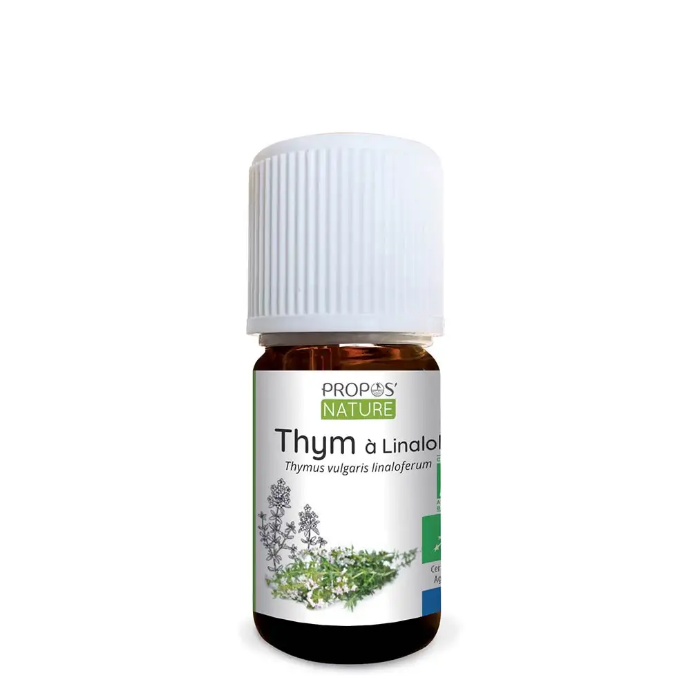 Linalol Thyme tinh dầu-thymus vulgasris linaloferum-Tinh dầu được chứng nhận hữu cơ-10 ml