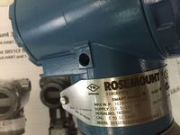 Transmetteur de pression Emerson Rosemount 3051CD1A22A1AB3M5K5 4-20mA 24V DC avec affichage numérique LCD, toutes les séries 3051