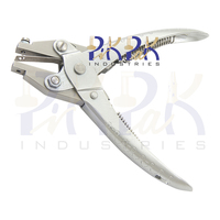 Pince perforatrice parallèle 2 mm à poignée à ressort 140 mm en acier au carbone, outil de bijouterie pour percer des trous dans les tôles de métal, cuivre, argent, laiton