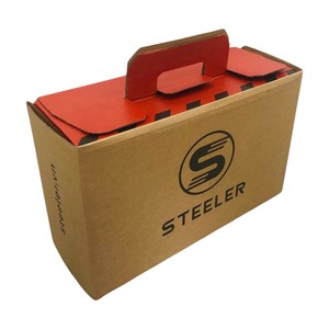 Boîte de papier ondulé recyclable écologique personnalisé pour l'emballage de luxe à montage automatique de chaussures et de vêtements - Product Image 1