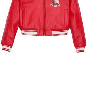 แจ็คเก็ตหนังแท้ Avirex สำหรับผู้หญิง คุณภาพพรีเมียม ราคาดีที่สุด แจ็คเก็ตฤดูหนาว หนังแท้ กันลม กันน้ำ มีทุกขนาด - Product Image 5