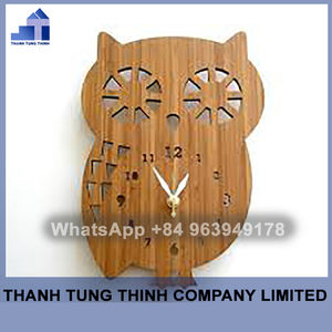 Reloj de pared de madera ecológico personalizado mejor valorado con diseño para colgar en la pared El mejor precio para mayoristas - Product Image 5