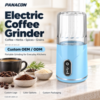 Moulin à café électrique personnalisé OEM ODM, broyeur portable pour herbes, épices et céréales, machine à poudre pour la cuisine, vente en gros