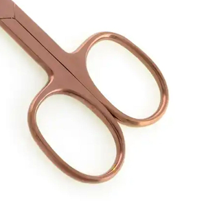 Premium Rose Gold <b>Nail</b> Scissors Beauty Tool With Sharp Straight and Curved Blades <b>for</b> Precise Manicure Pedicure Plasma Coated - Product Image 3