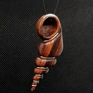 สร้อยคอแฟชั่นสำหรับผู้ชายผู้หญิงจี้ไม้สไตล์โบโฮชนเผ่าโซโน่ธรรมชาติขนาดใหญ่สร้อยคอทำด้วยมือปรับสายได้ - Product Image 6