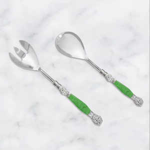 Serveur à salade en acier inoxydable au design élégant, offrant une touche élégante à toute collection de cuisine avec une fonctionnalité robuste - Product Image 1